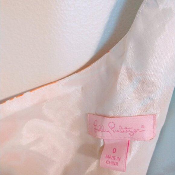 Lilly Pulitzer silk one shoulder floral top size 0 - Picture 3 of 5